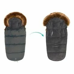Babycab Winter-Fußsack Vaala Für Kinderwagen, Sportwagen, Buggy In Grau -JYOKO-Shop babycab winter fusssack vaala fur kinderwagen sportwagen buggy in grau 6