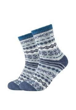 Camano Socken Cosy Double Layer Winter In Captain's Blue