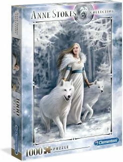 Clementoni Puzzle 1.000 Teile Anne Stokes Collection - Winter Wächter