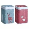Eigenart 2er-Set: Teedosen "Winter Friends" In Rot/ Hellblau - 100 G