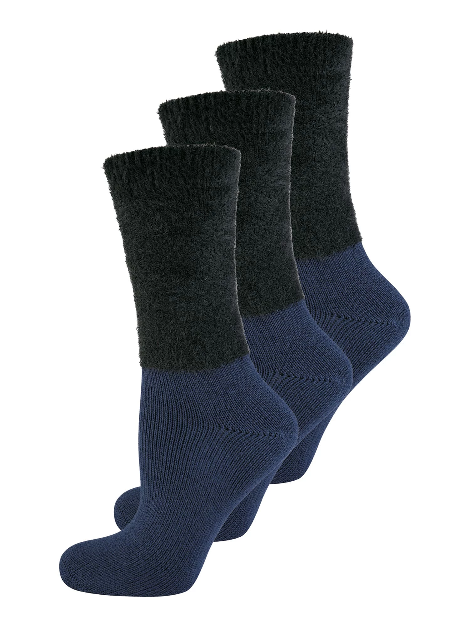 Elbeo Damensocken 3er-Pack Cozy Winter In Dunkelblau 2 Elbeo Damensocken 3er-Pack Cozy Winter In Dunkelblau – Bild 2