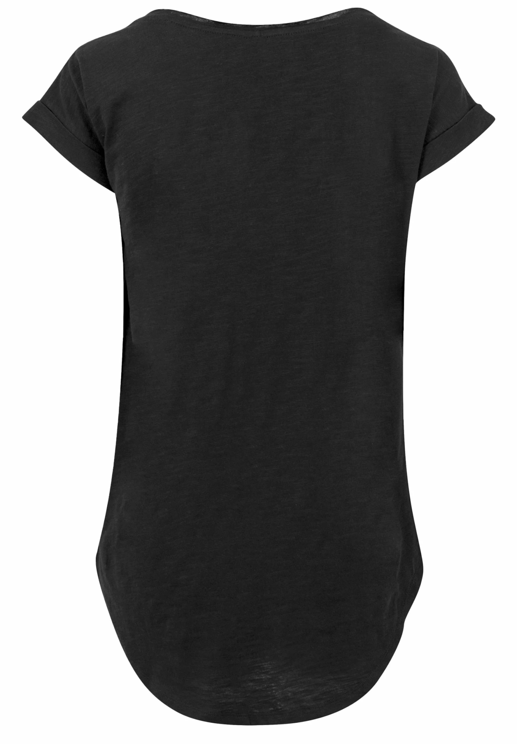 F4NT4STIC Long Cut T-Shirt Winter Time In Schwarz 2 F4NT4STIC Long Cut T-Shirt Winter Time In Schwarz – Bild 2