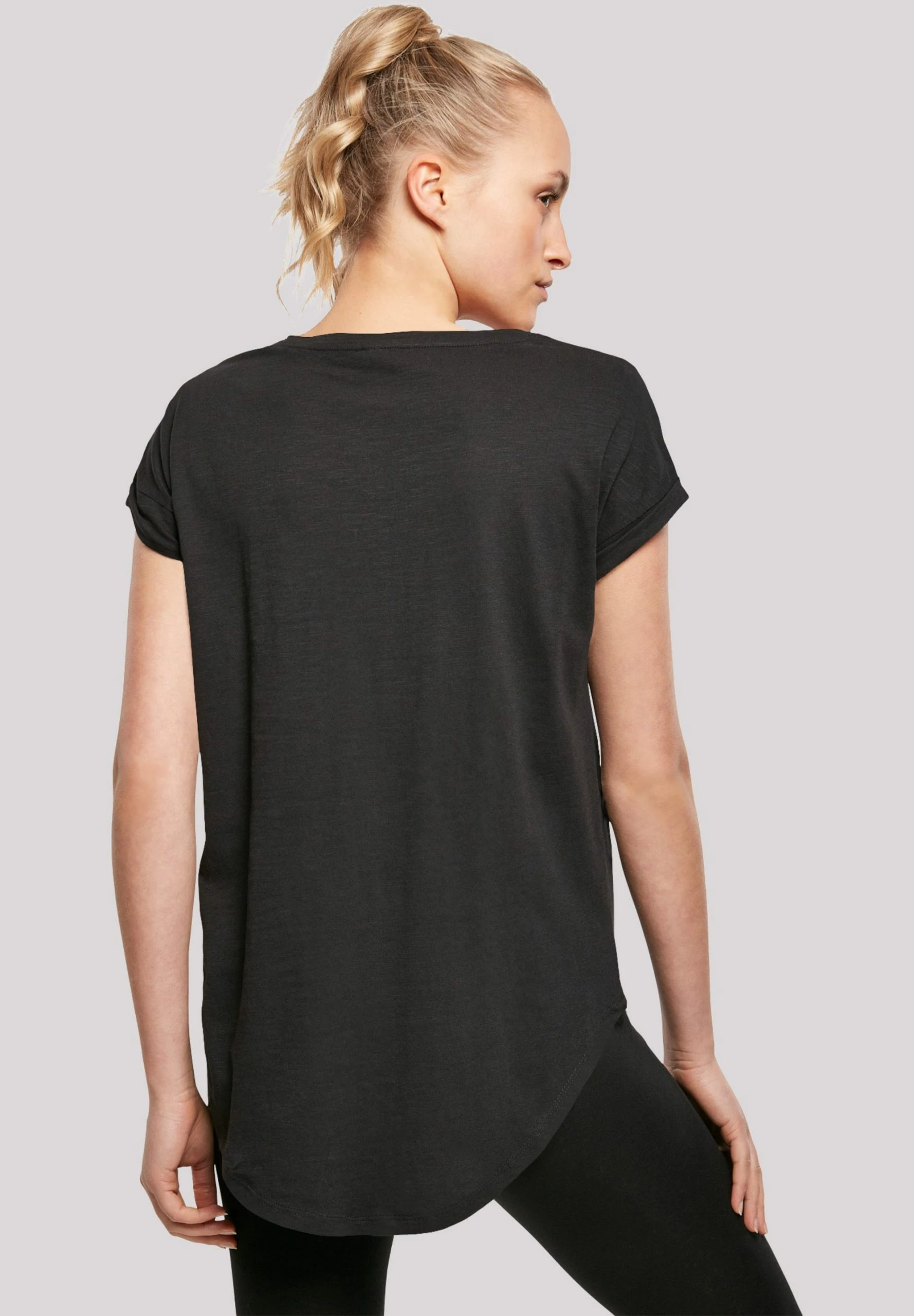 F4NT4STIC Long Cut T-Shirt Winter Time In Schwarz 5 F4NT4STIC Long Cut T-Shirt Winter Time In Schwarz – Bild 5