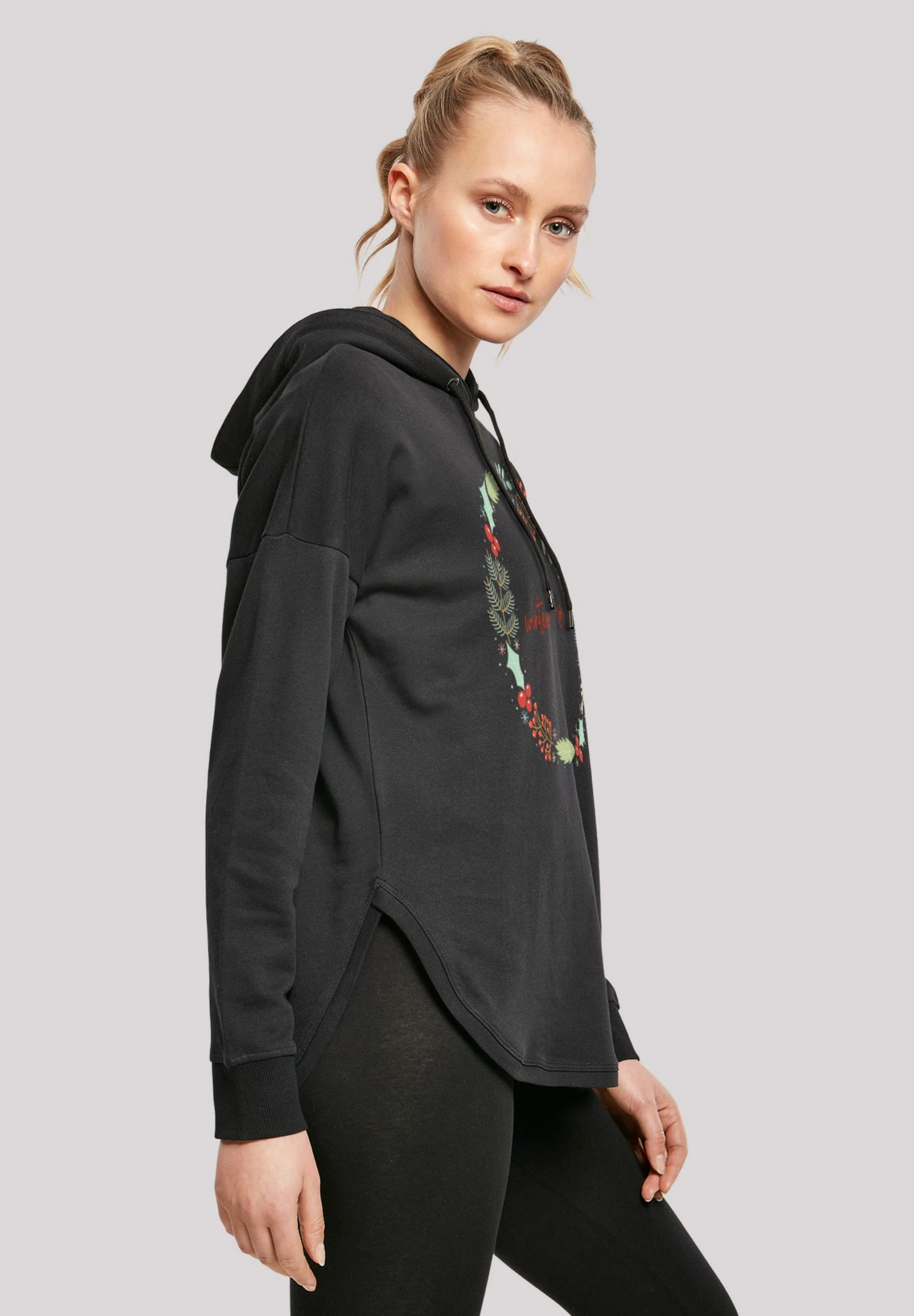 F4NT4STIC Oversized Hoodie Winter Time In Schwarz 6 F4NT4STIC Oversized Hoodie Winter Time In Schwarz – Bild 6