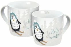Geda Labels Tasse Hello Winter In Bunt - 300 Ml
