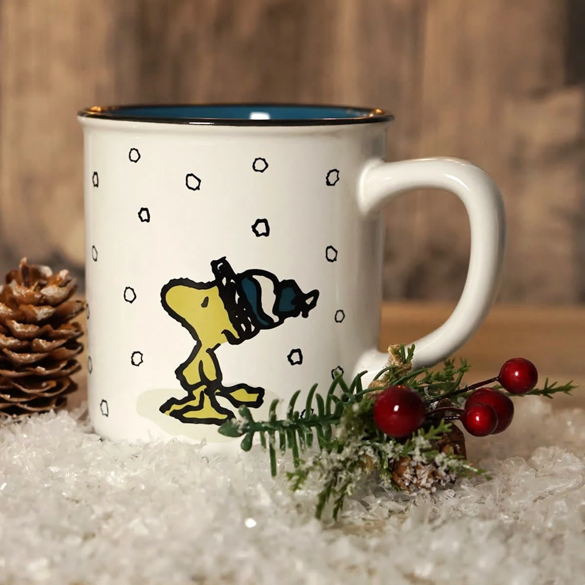 Geda Labels Tasse Peanuts Winter Emaille-Optik 400ml 2 Geda Labels Tasse Peanuts Winter Emaille-Optik 400ml – Bild 2