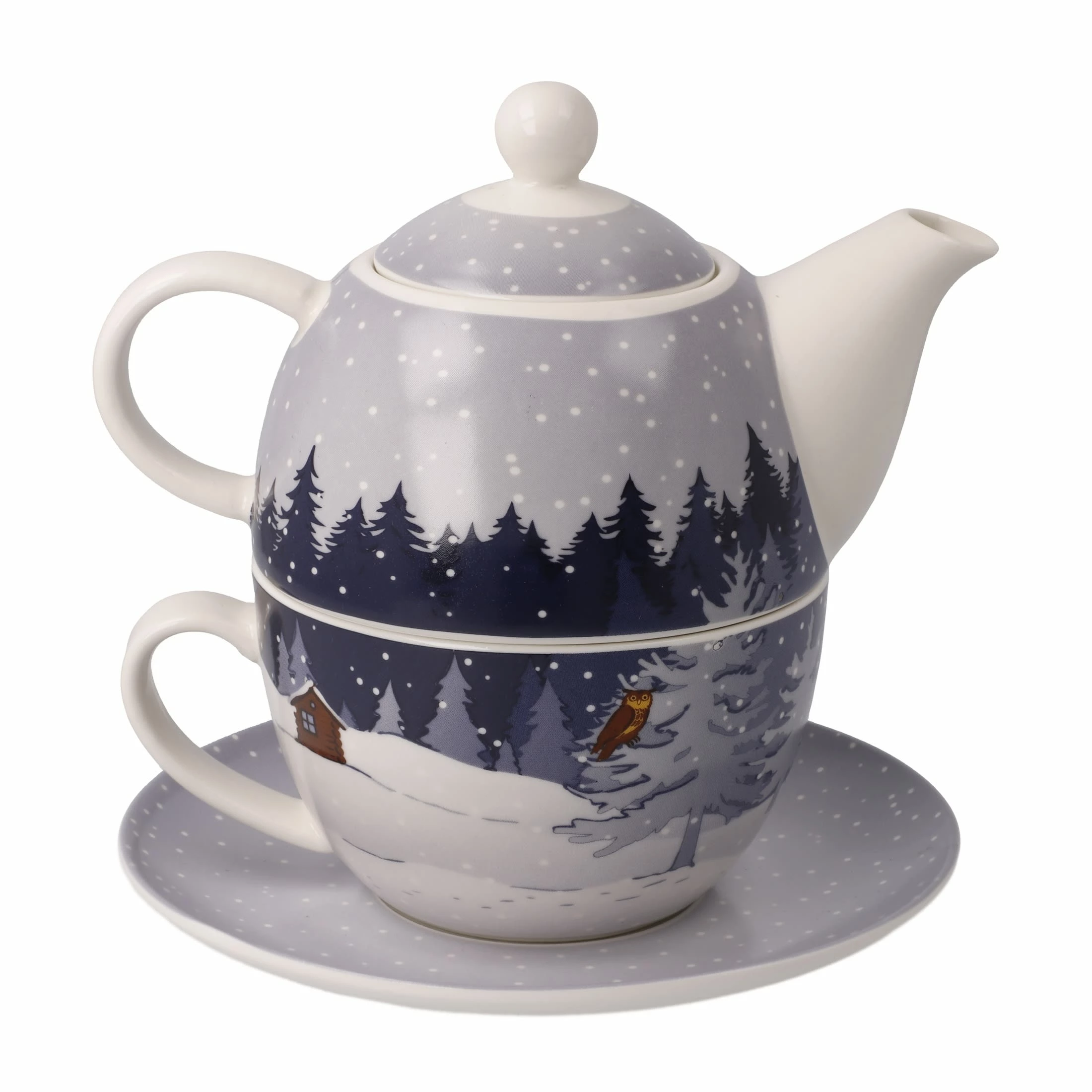 Goebel Tea For One " Winter Woods " In Winter Woods 4 Goebel Tea For One " Winter Woods " In Winter Woods – Bild 4