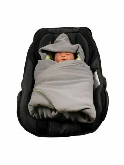 HOBEA Winter-Einschlagdecke In Grün/ Grau - (L)70 X (B)70 Cm