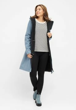 ILSE JACOBSEN Mantel RAIN37L In Winter Ocean -JYOKO-Shop ilse jacobsen mantel rain37l in winter ocean 2