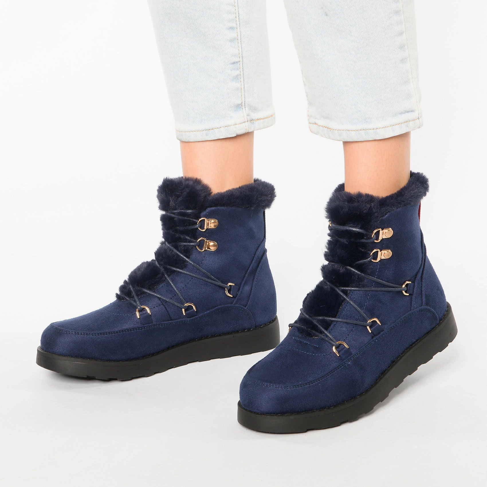 Inselhauptstadt Comfy Lace-Up Winter Boots 2 Inselhauptstadt Comfy Lace-Up Winter Boots – Bild 2