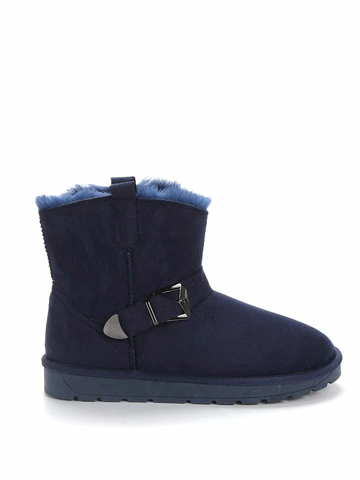 ISLAND BOOT Winterboots "Winter" In Dunkelblau 1 ISLAND BOOT Winterboots "Winter" In Dunkelblau