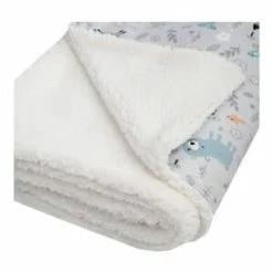 JYOKO-Shop -JYOKO-Shop julius zollner babydecke winter jersey 70x100 cm in grau 1