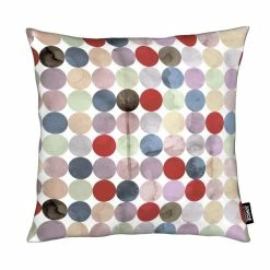Juniqe Kissen "Winter Polka Dots" In Bunt