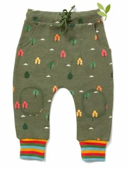 Little Green Radicals Sweathose "Winter Woods" In Khaki