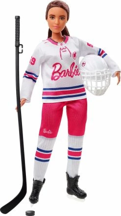 MATTEL Barbie Winter Sport Eishockey Spielerin Puppe