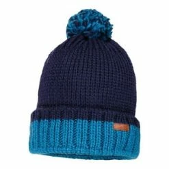 Maximo Winter-Strickmütze Bommel In Blau