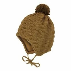 Maximo Winter-Strickmütze Bommel In Braun
