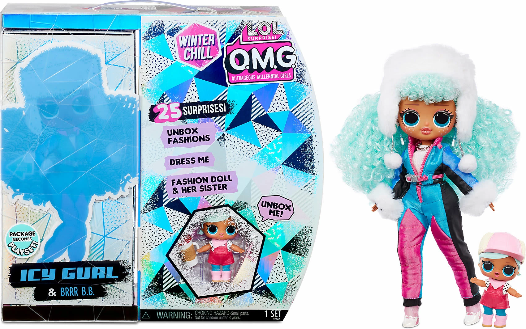 MGA L.O.L. Surprise OMG Winter Chill Icy Gurl 2 MGA L.O.L. Surprise OMG Winter Chill Icy Gurl – Bild 2