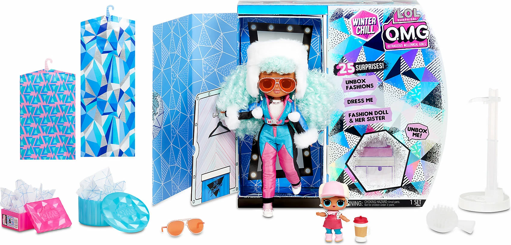 MGA L.O.L. Surprise OMG Winter Chill Icy Gurl 6 MGA L.O.L. Surprise OMG Winter Chill Icy Gurl – Bild 6