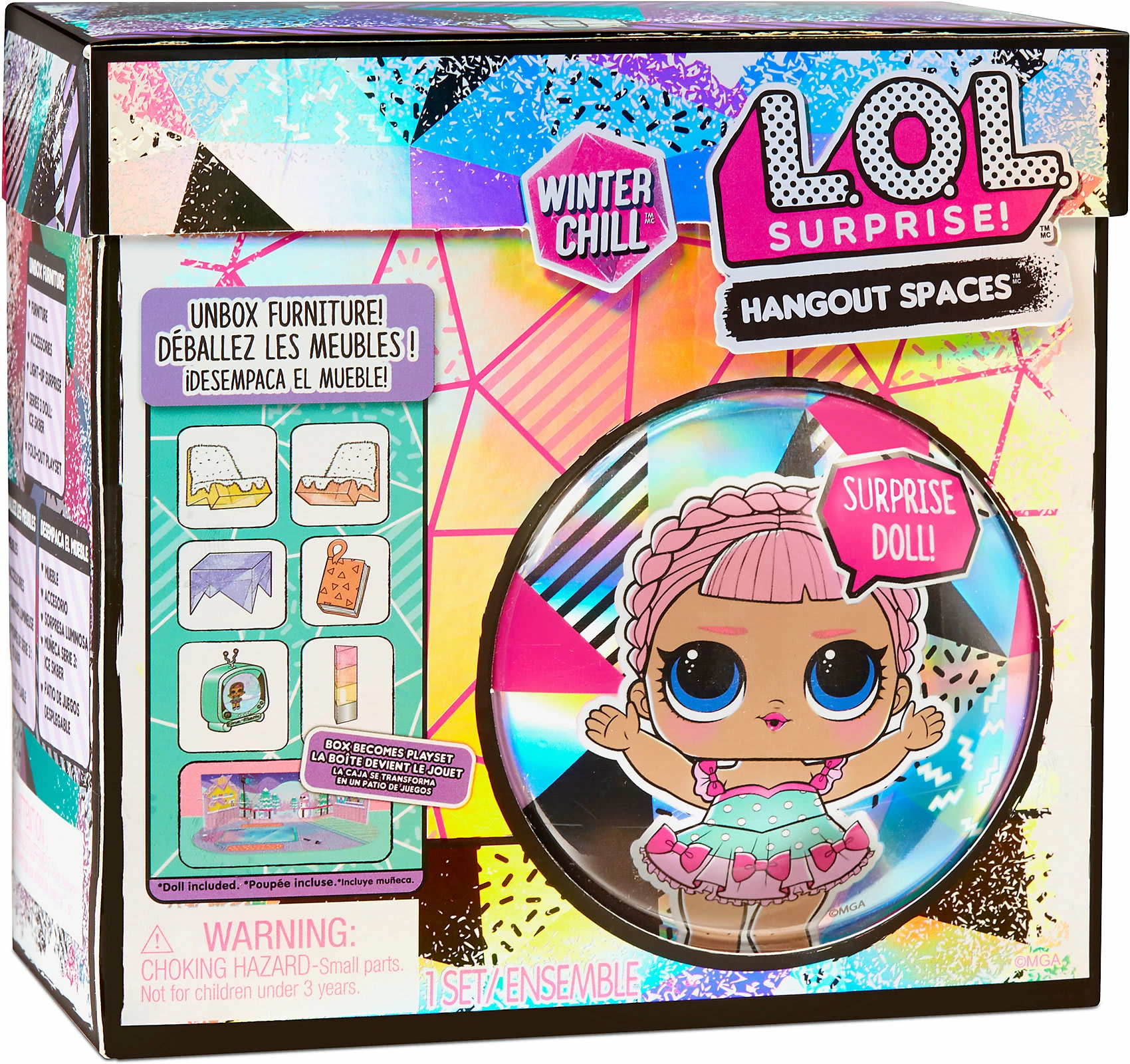 MGA L.O.L. Surprise Winter Chill Spaces Playset Mit Doll - Ice Sk8er 2 MGA L.O.L. Surprise Winter Chill Spaces Playset Mit Doll - Ice Sk8er – Bild 2