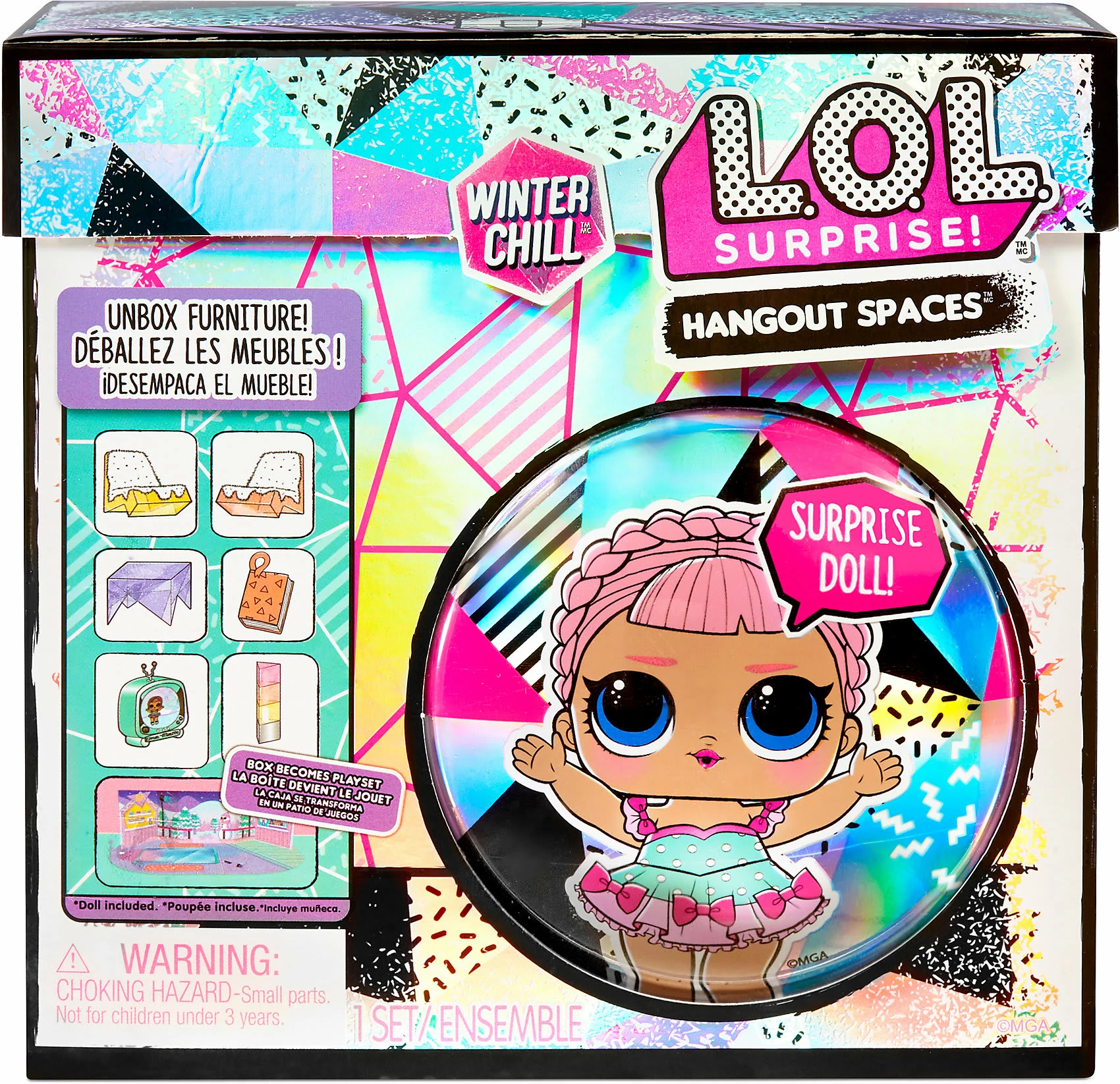 MGA L.O.L. Surprise Winter Chill Spaces Playset Mit Doll - Ice Sk8er 4 MGA L.O.L. Surprise Winter Chill Spaces Playset Mit Doll - Ice Sk8er – Bild 4