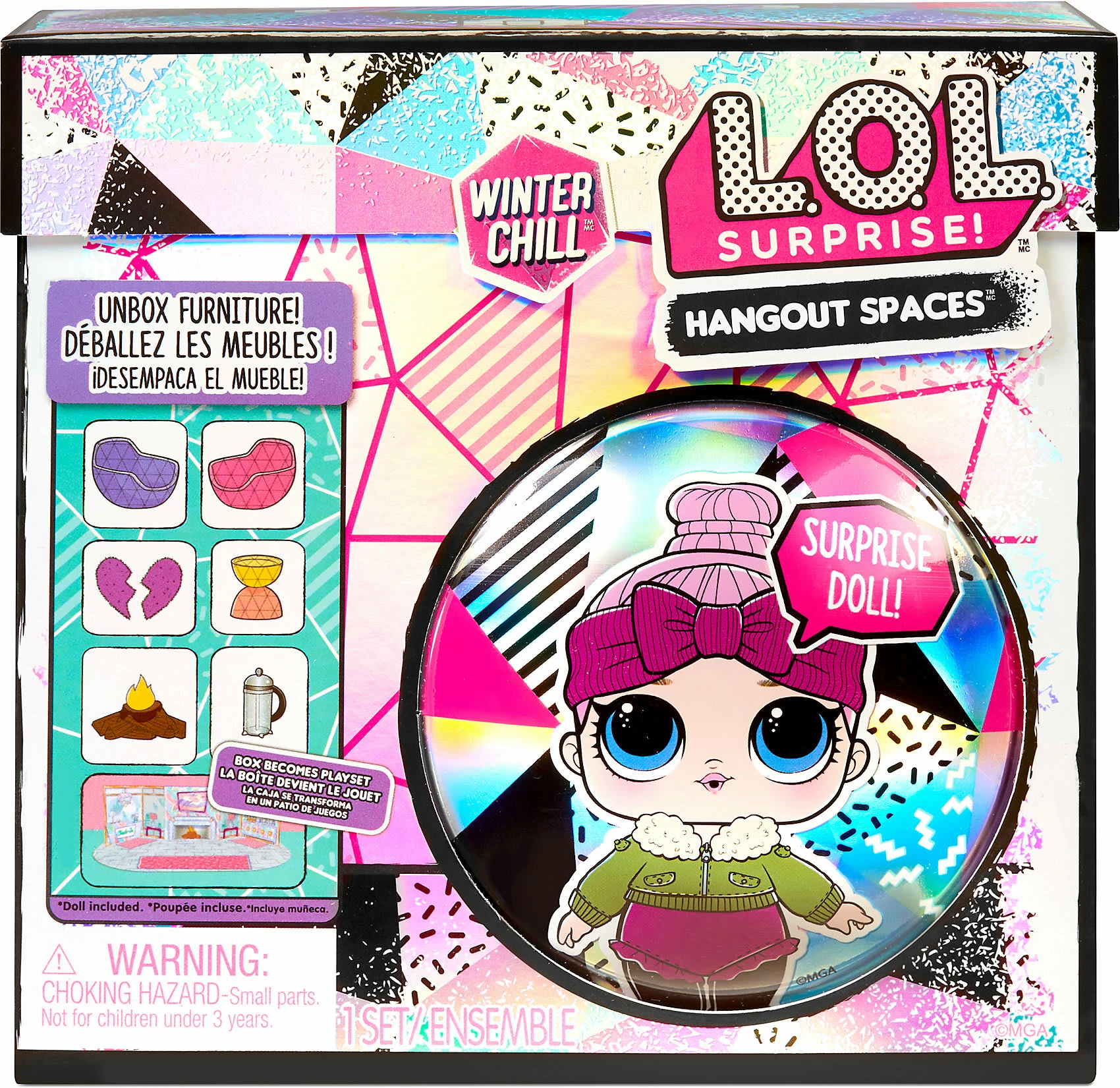 MGA L.O.L. Surprise Winter Chill Spaces Playset With Doll - Cozy Babe 2 MGA L.O.L. Surprise Winter Chill Spaces Playset With Doll - Cozy Babe – Bild 2