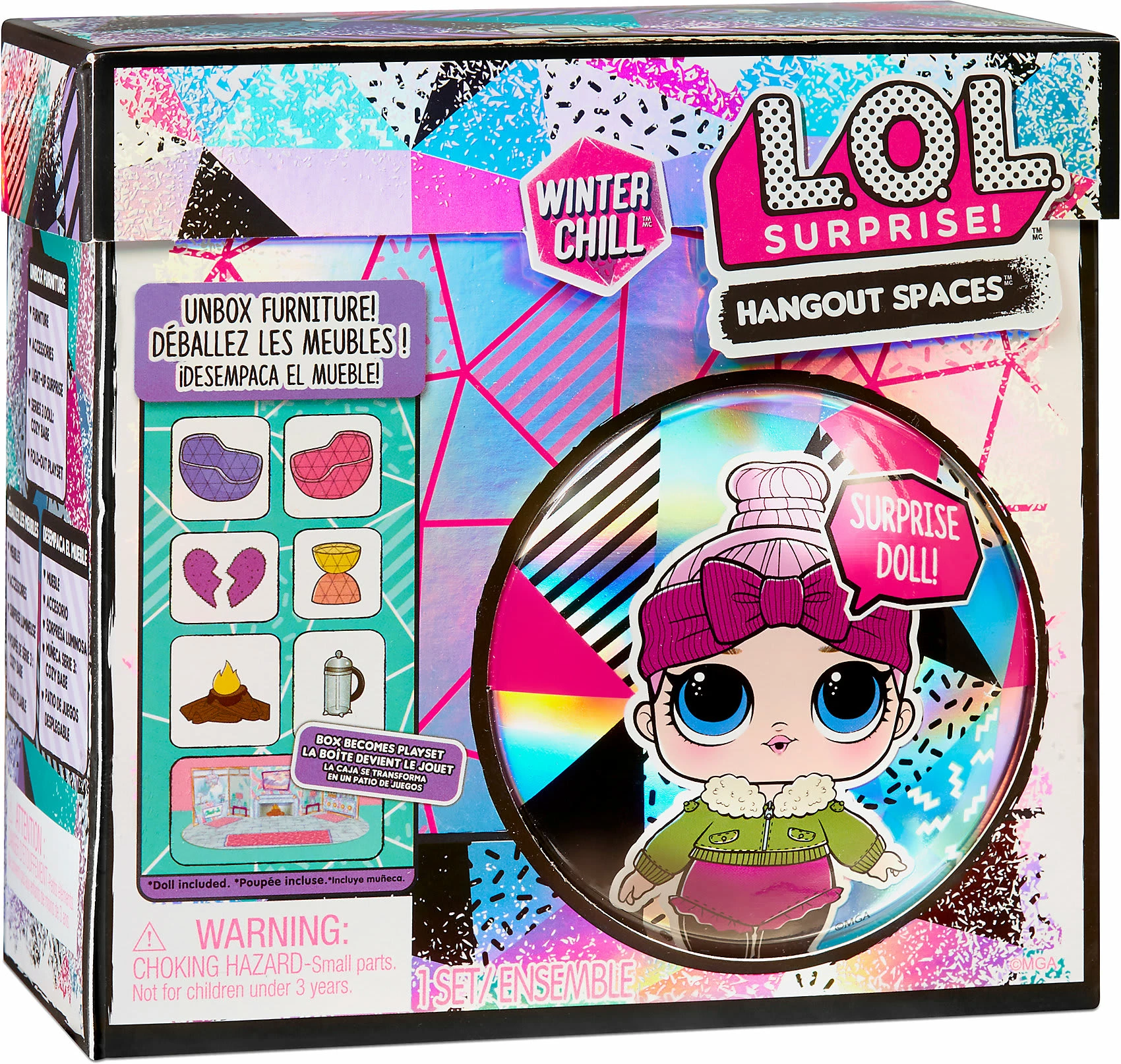 MGA L.O.L. Surprise Winter Chill Spaces Playset With Doll - Cozy Babe 3 MGA L.O.L. Surprise Winter Chill Spaces Playset With Doll - Cozy Babe – Bild 3