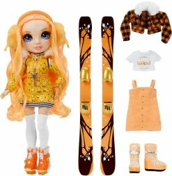 MGA Rainbow High Fashion Winter Break Doll- Poppy Rowan (Orange)