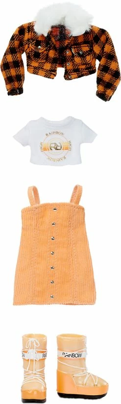 MGA Rainbow High Fashion Winter Break Doll- Poppy Rowan (Orange) -JYOKO-Shop mga rainbow high fashion winter break doll poppy rowan orange 3
