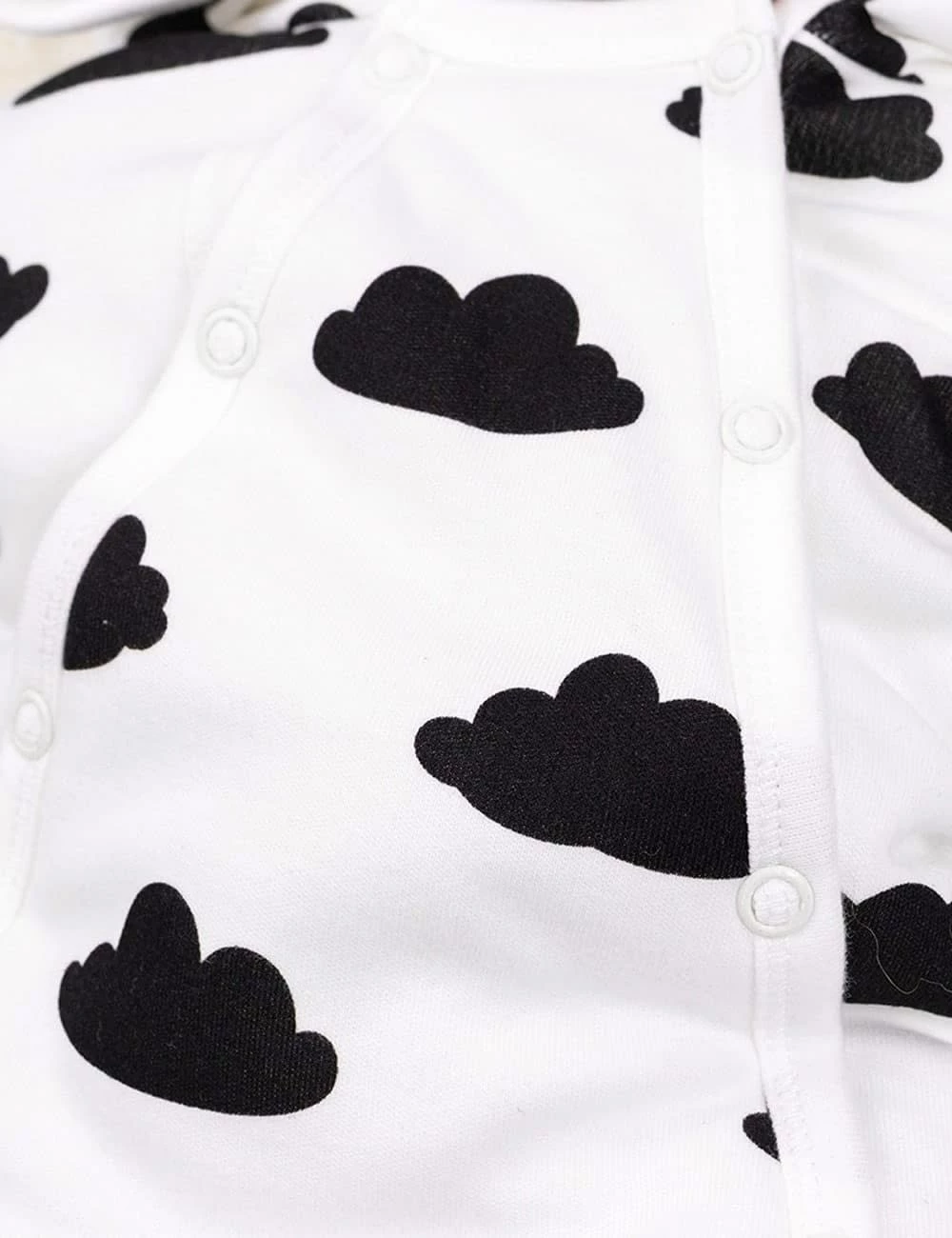 Nini Schneeanzug Herbst, Winter In Weiß Schwarz 5 Nini Schneeanzug Herbst, Winter In Weiß Schwarz – Bild 5