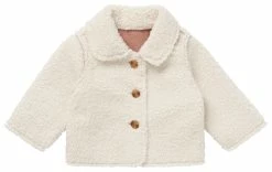Noppies Winter Jacke Lucena - Reversible In Butter Cream -JYOKO-Shop noppies winter jacke lucena reversible in butter cream 2