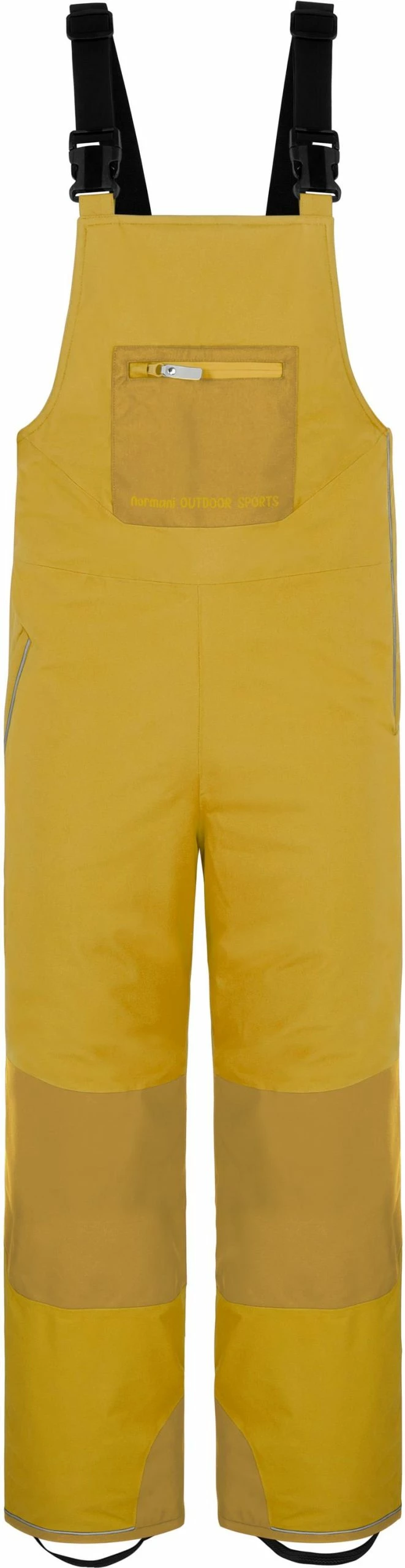Normani Outdoor Sports Kinder Winter Latzhose „Paulatuk“ In Gelb 1 Normani Outdoor Sports Kinder Winter Latzhose „Paulatuk“ In Gelb
