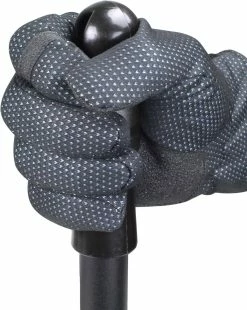 Normani Outdoor Sports Winter-Fingerhandschuhe Mit Rutschfestem Griff Ice Runner In Anthrazit