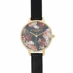 Olivia Burton Damenuhr "Winter Blooms OB16WG74" In Schwarz
