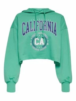 ONLY Sweatshirt In Winter Green-PRINT