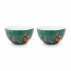 Pip Studio 2er-set: Geschirr "Set/2 Bowls Winter Wonderland" In Grün - 15cm