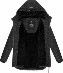 Ragwear Winterjacke Zuzka Winter In Black Zig Zag22 -JYOKO-Shop ragwear winterjacke zuzka winter in black zig zag22 3
