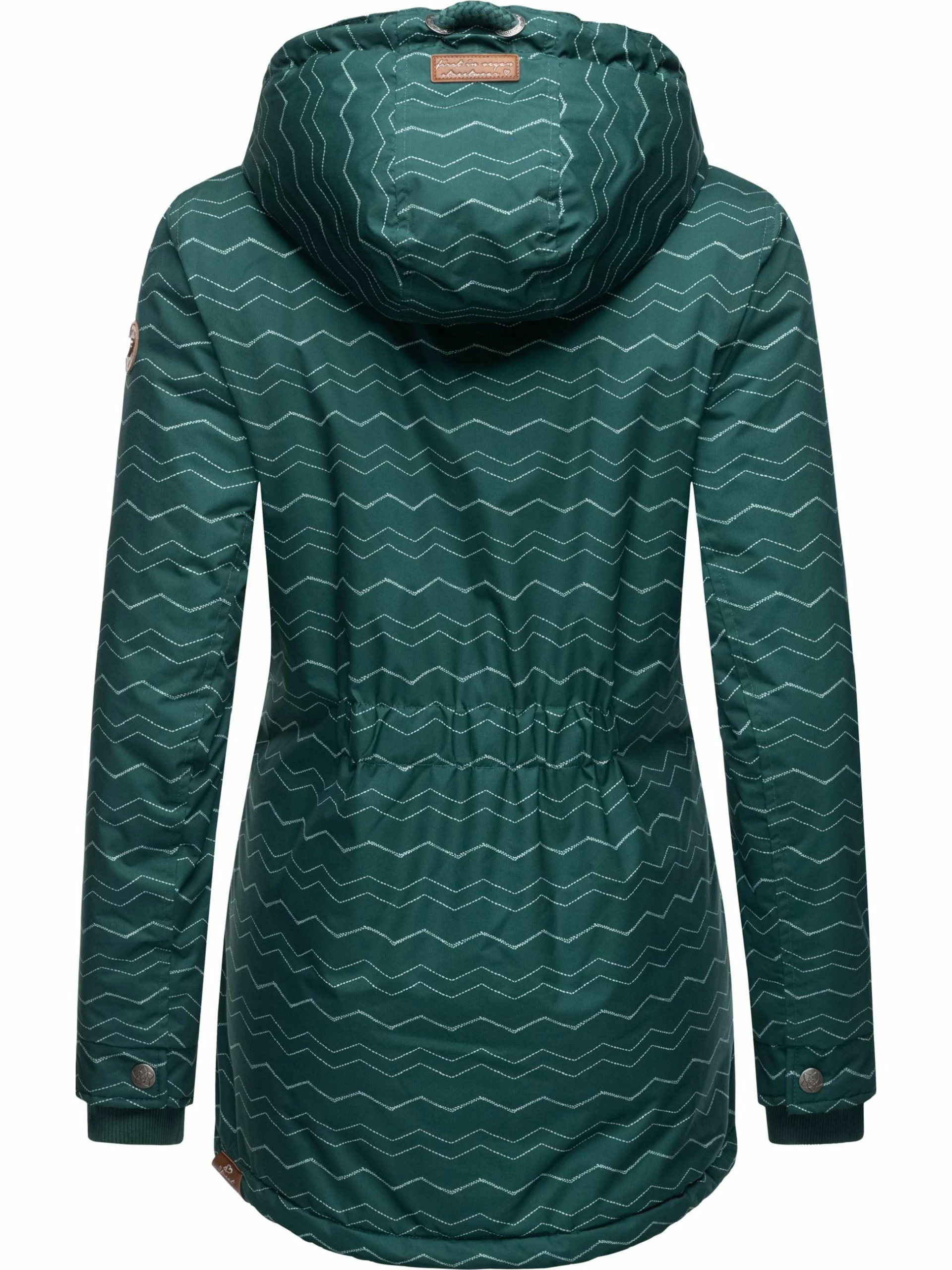 Ragwear Winterjacke Zuzka Winter In Dark Green Zig Zag22 3 Ragwear Winterjacke Zuzka Winter In Dark Green Zig Zag22 – Bild 3