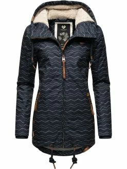 Ragwear Winterjacke Zuzka Winter In Navy Zig Zag21