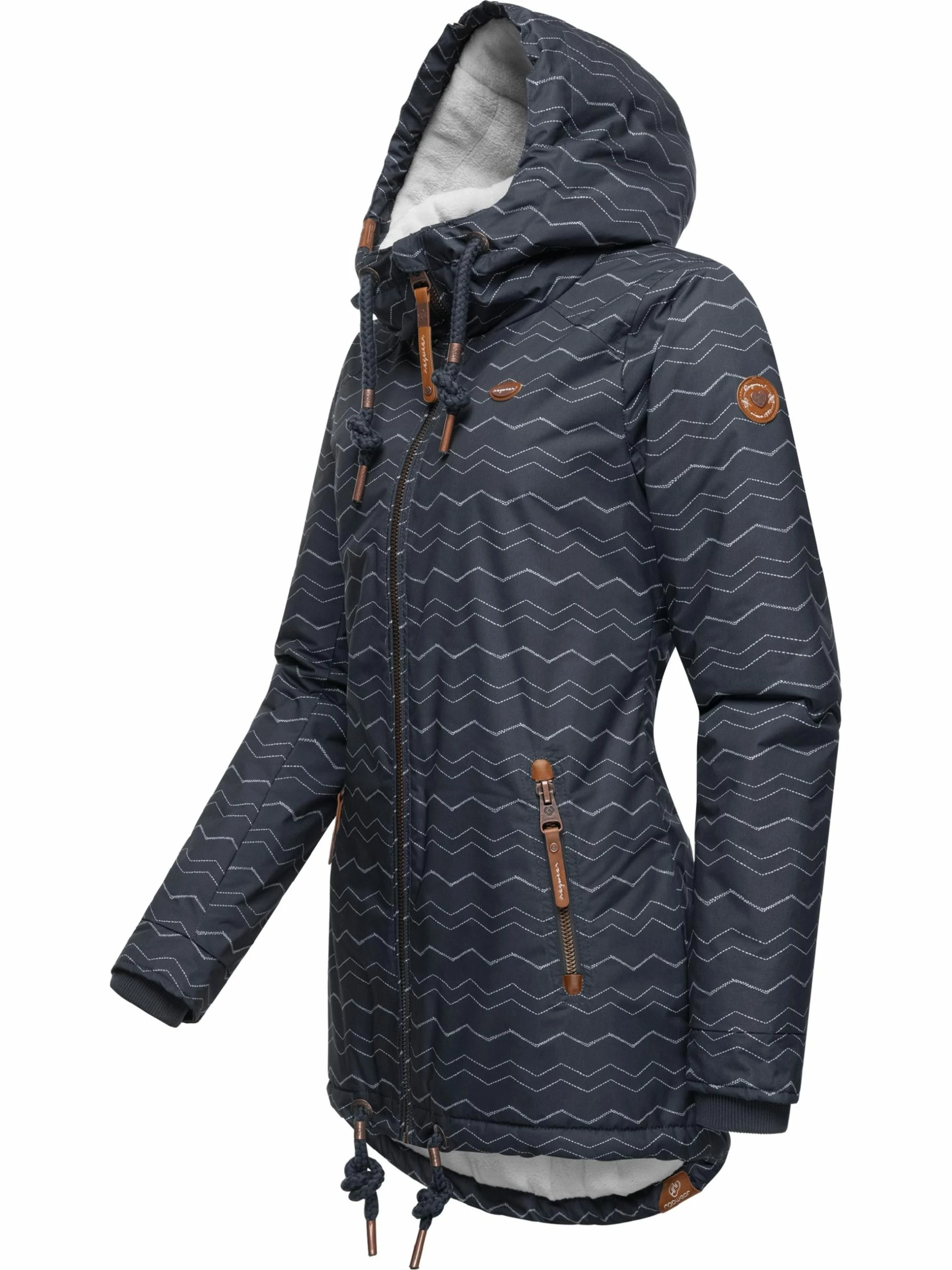 Ragwear Winterjacke Zuzka Winter In Navy Zig Zag22 2 Ragwear Winterjacke Zuzka Winter In Navy Zig Zag22 – Bild 2