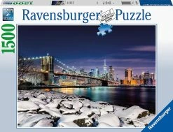 Ravensburger Puzzle 17107 Winter In New York 1500 Teile Puzzle