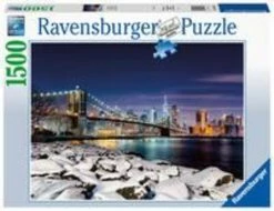 Ravensburger Puzzle 17108 Winter In New York 1500 Teile Puzzle