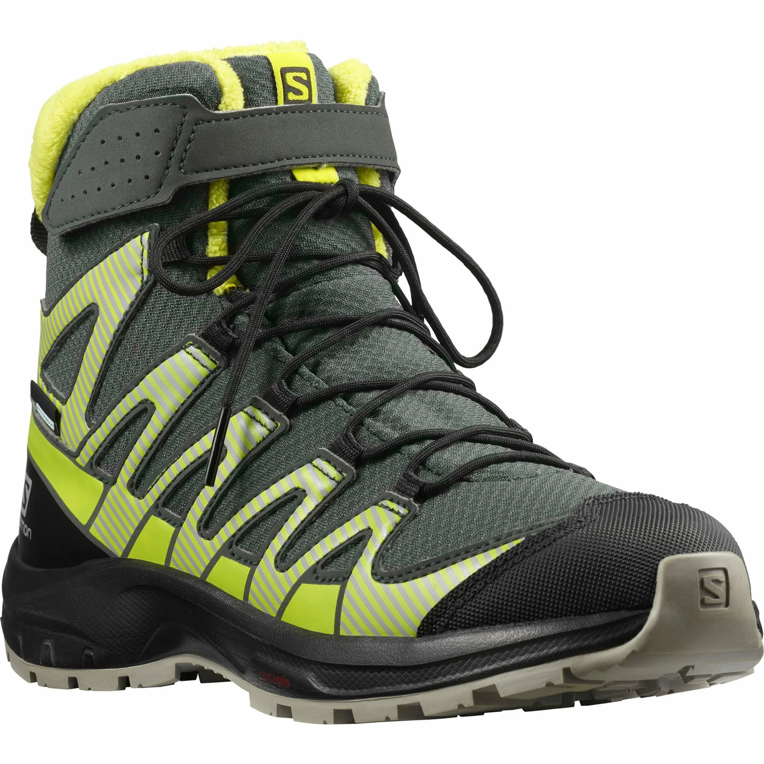 Salomon Wanderschuhe XA PRO V8 WINTER In Urban Chic-black-evening Primrose 4 Salomon Wanderschuhe XA PRO V8 WINTER In Urban Chic-black-evening Primrose – Bild 4