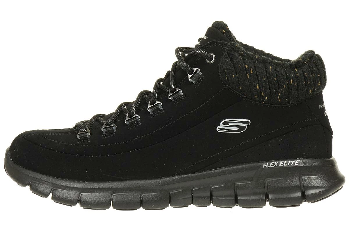 Skechers Stiefel SYNERGY WINTER NIGHTS In Schwarz 2 Skechers Stiefel SYNERGY WINTER NIGHTS In Schwarz – Bild 2