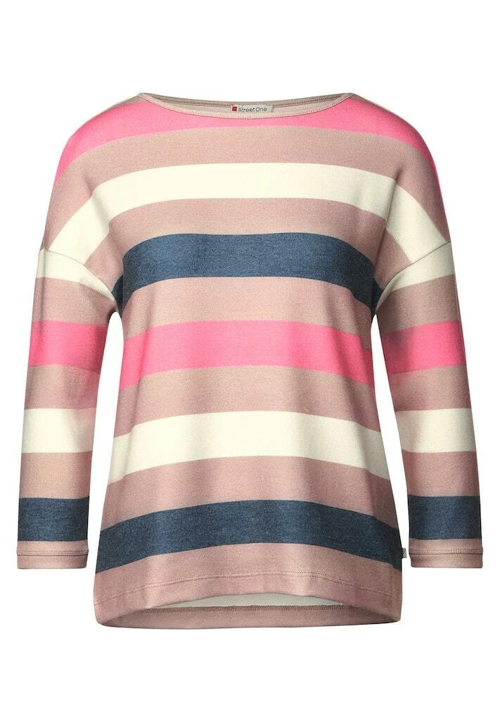 STREET ONE Langarmshirt In Bright Winter Rose 1 STREET ONE Langarmshirt In Bright Winter Rose