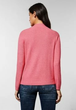 STREET ONE Pullover In Winter Rose Melange -JYOKO-Shop street one pullover in winter rose melange 2