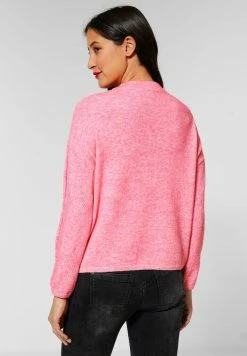 STREET ONE Pullover In Winter Rose Melange -JYOKO-Shop street one pullover in winter rose melange 6