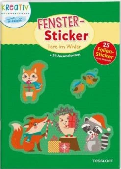 Tessloff Fenster-Sticker Tiere Im Winter In Bunt