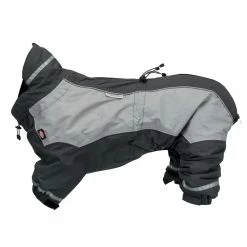 Trixie Hunde Winter-Overall Helsinki Wintermantel M: Rücken 45 Cm, Bauch 66 Cm, Grau