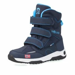 TROLLKIDS Winter Schuhe "Lofoten" In Marineblau / Mittelblau